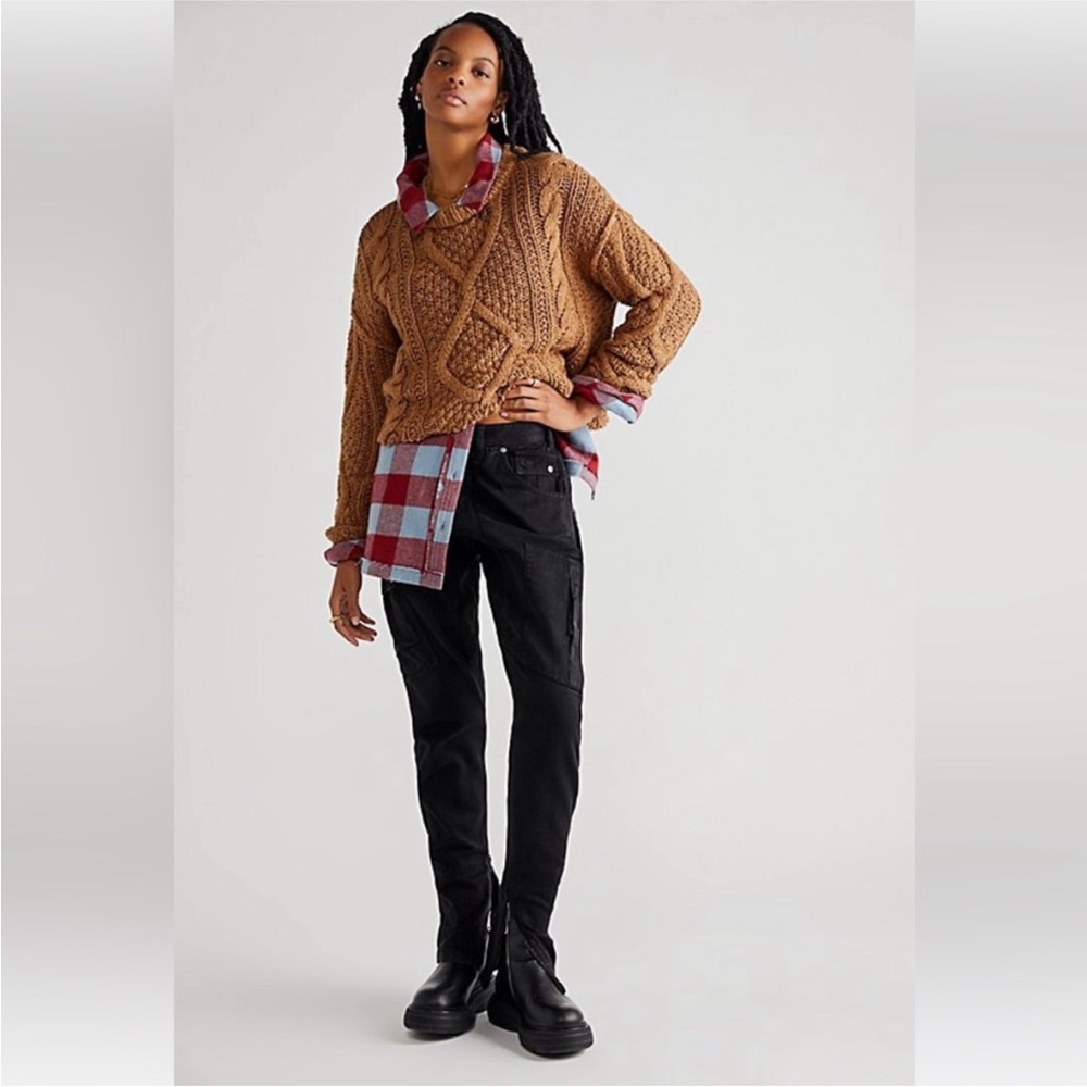 NWT Free People Rule Breaker slim pants